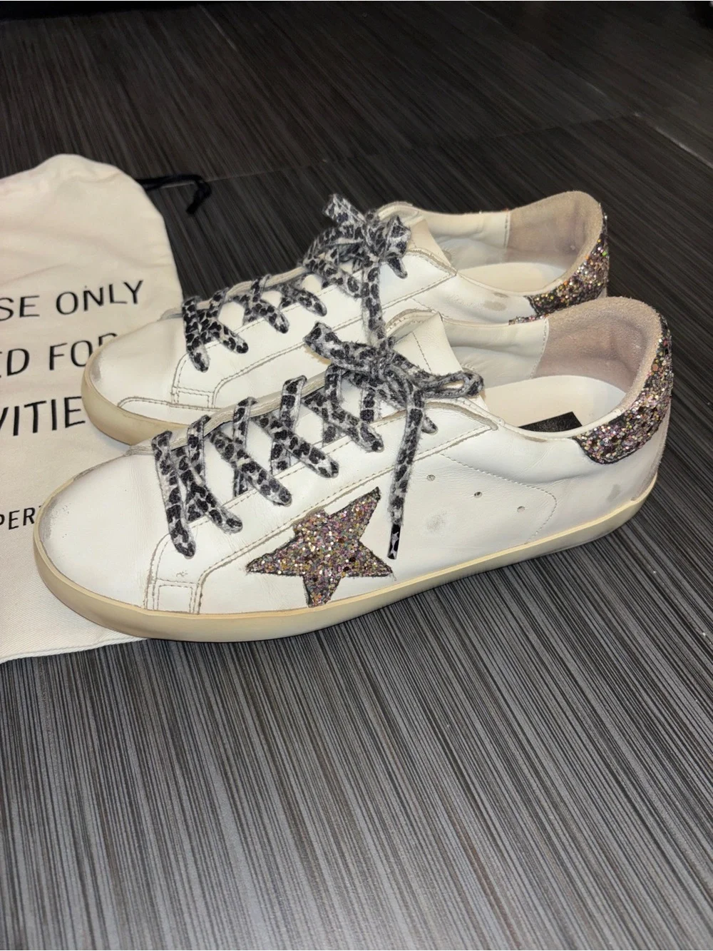 Golden Goose Super-Star Sneaker Multicolored Glitter Star